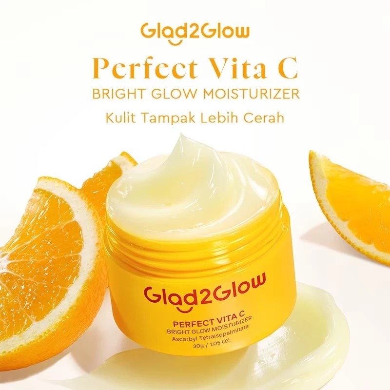 Glad 2 Glow Moisturizer - Perfect Vita C Bright Glow 30gr