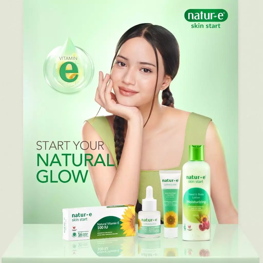 Natur-E Skin Start Natural Vitamin E 100 IU Supplement Soft Capsule 16s - Vitamin E Suplemen Kesehatan