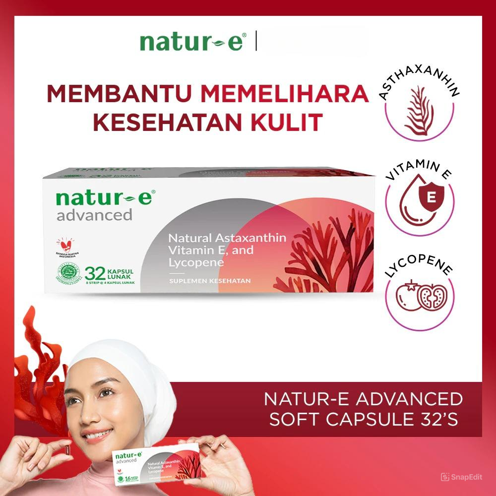 Natur-E Advanced Soft Capsule 32s - Vitamin E Suplemen Kesehatan