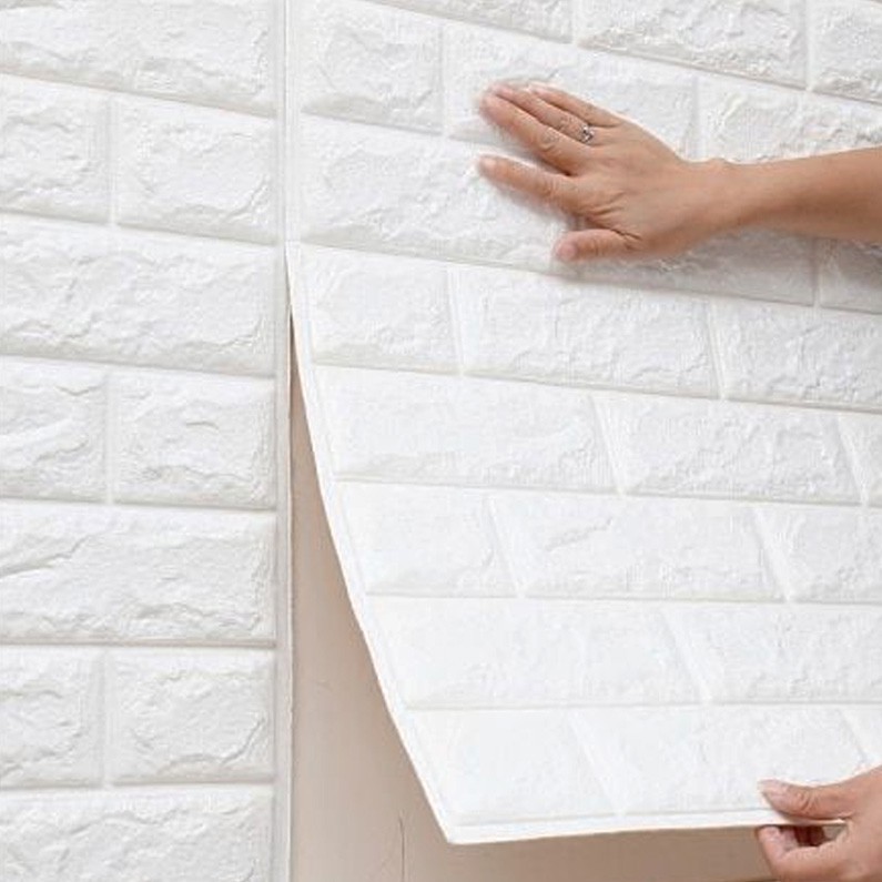 Wallpaper 3D Brick Foam  3mm - Wall Sticker Dekorasi Dinding Bata
