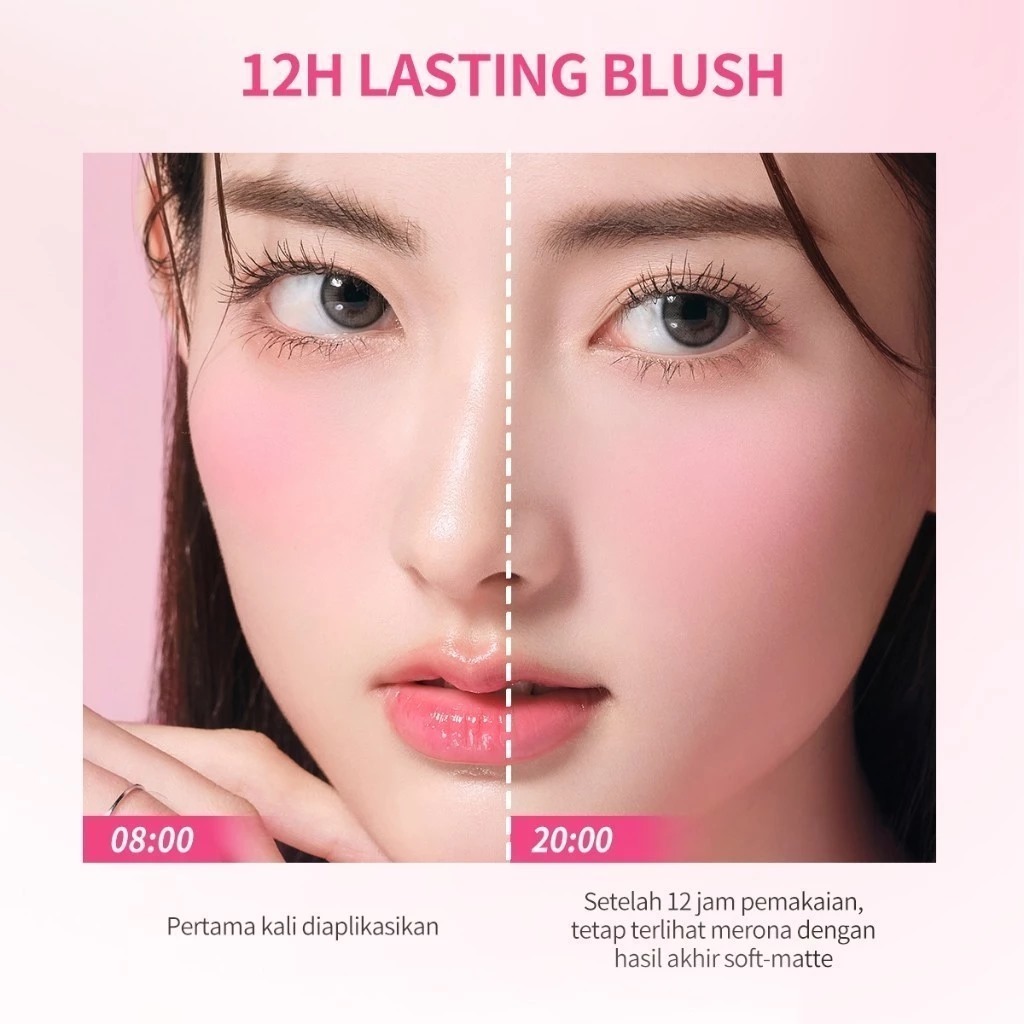 BNB Barenbliss Moist Mochi Paste Powder Blush 4.5gr - 01 Berry Lava