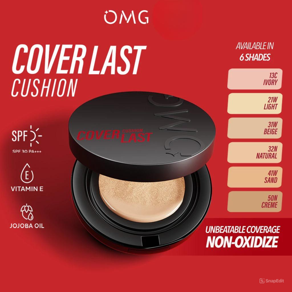 Oh My Glam Coverlast Cushion 15gr - 21W Light (OMG)