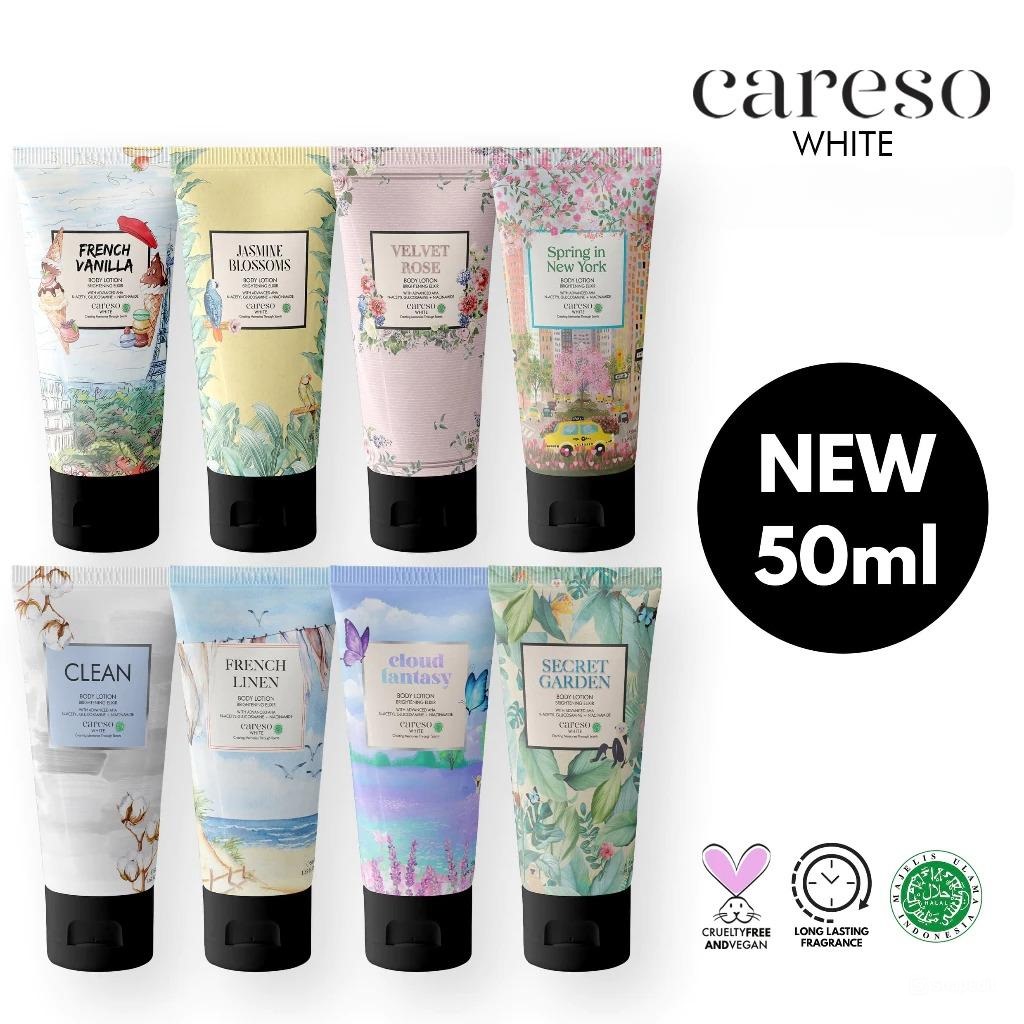 Careso Body Lotion Brightening Elixir 50ml (Tube) - Jasmine Blossoms