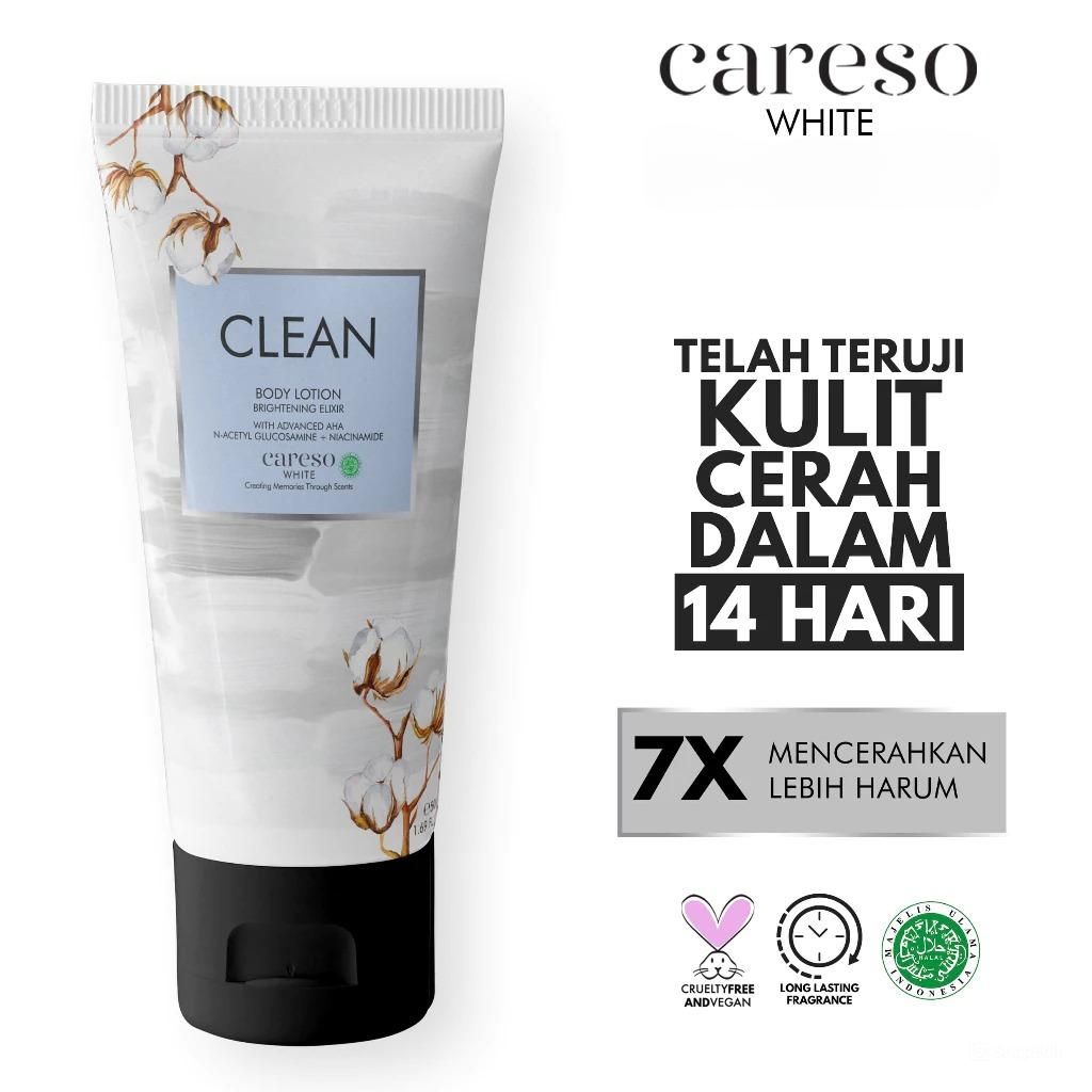 Careso Body Lotion Brightening Elixir 50ml (Tube) - Clean
