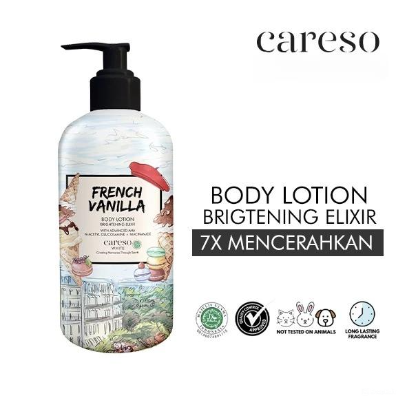 Careso Body Lotion Brightening Elixir 300ml (Pump) - French Vanilla