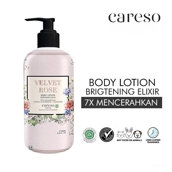 Careso Body Lotion Brightening Elixir 300ml (Pump) - Velvet Rose Careso Body Lotion Brightening Elixir 300ml (Pump) - Velvet Rose