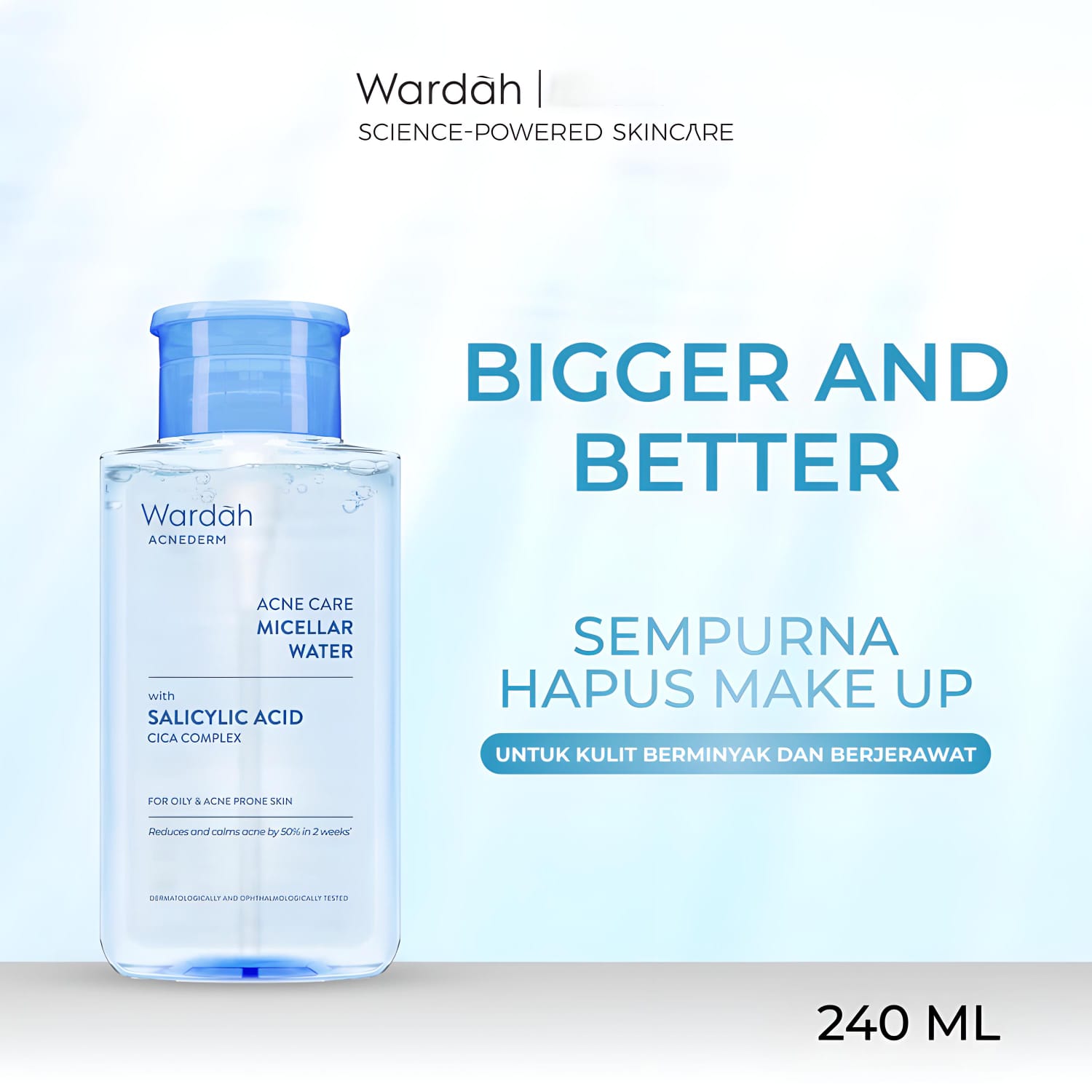 Wardah Acnederm Acne Care Micellar Water 240ml Wardah Acnederm Acne Care Micellar Water 240ml