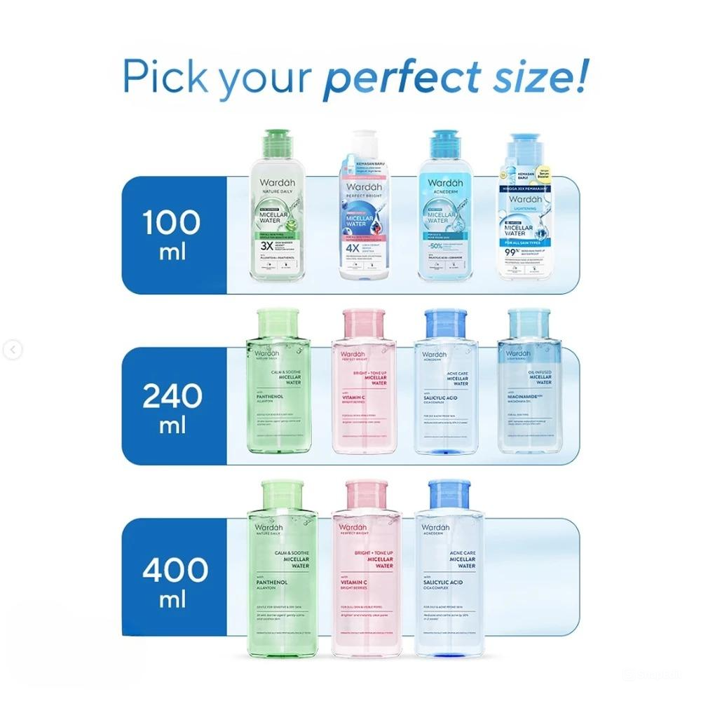 Wardah Acnederm Acne Care Micellar Water 400ml Wardah Acnederm Acne Care Micellar Water 400ml