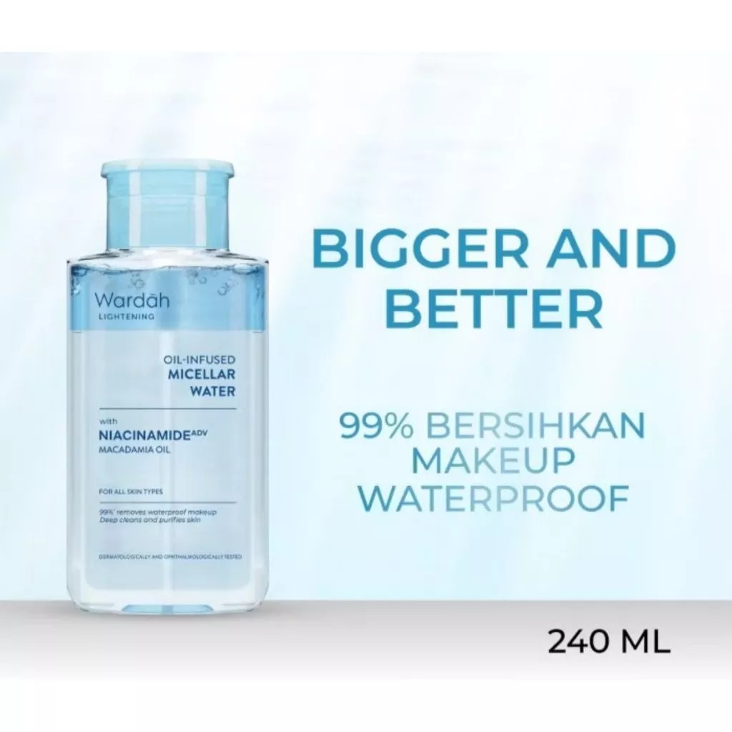 Wardah Lightening Oil-Infused Micellar Water 240ml