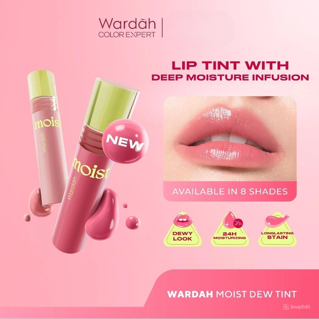 Wardah Moist Dew Tint 3gr - 04 Caramel Brulee
