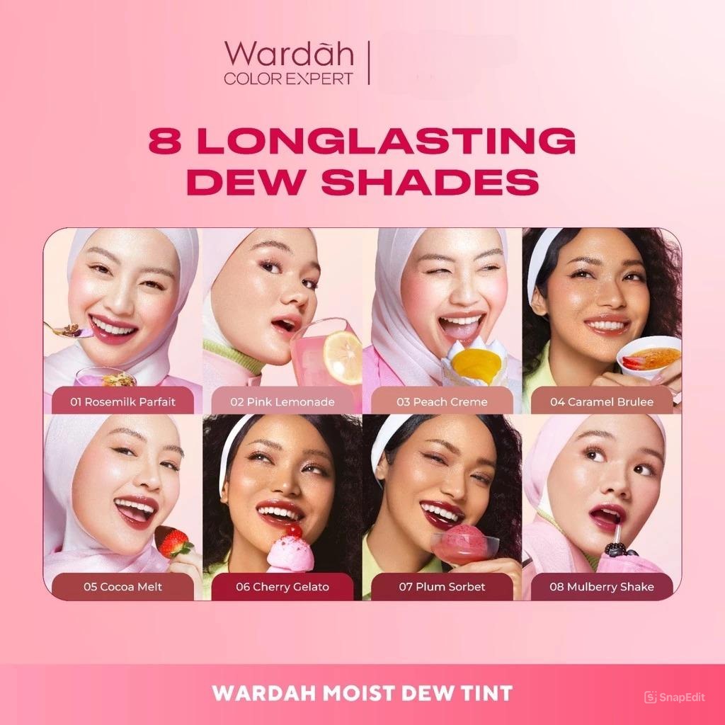 Wardah Moist Dew Tint 3gr - 04 Caramel Brulee