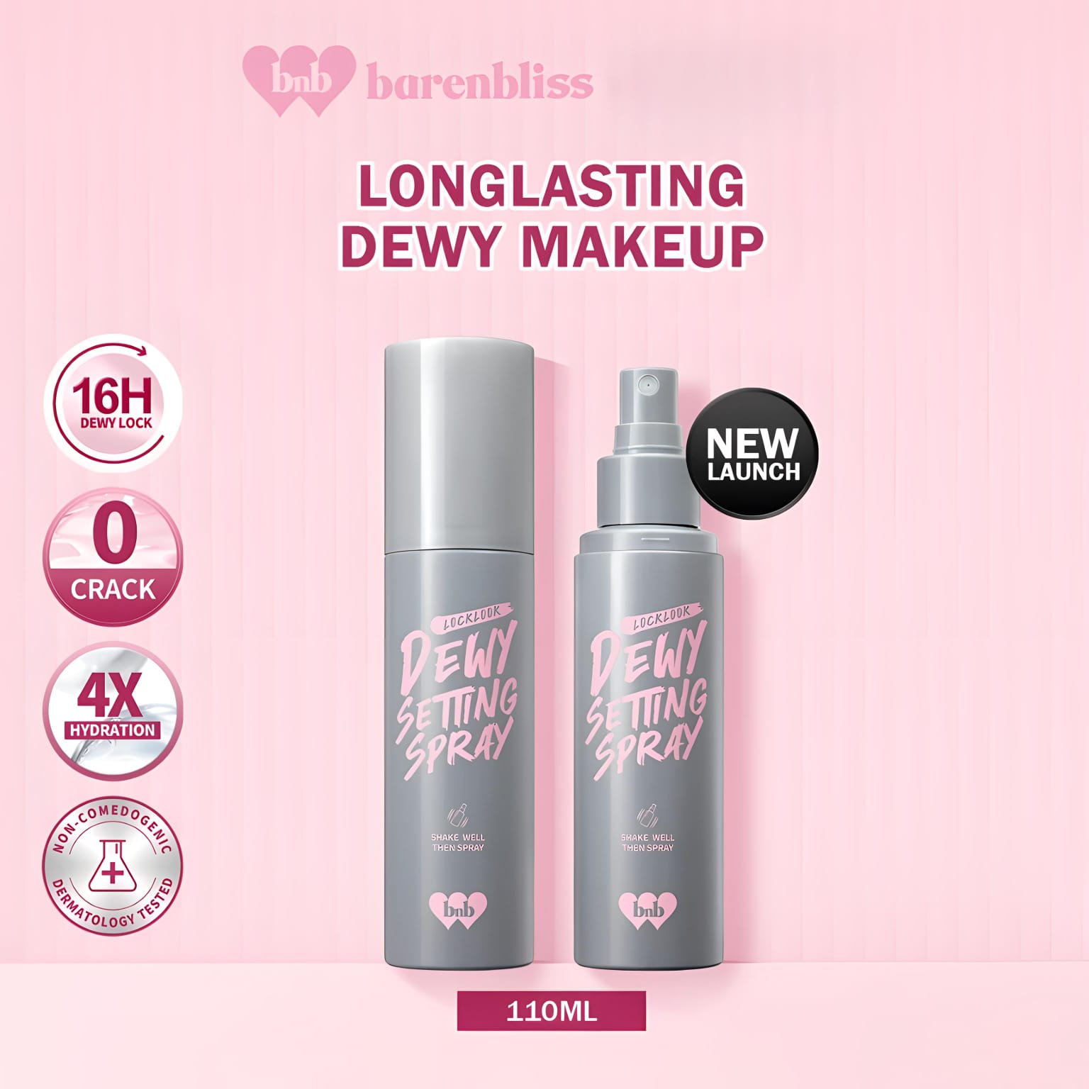 Barenbliss Locklook Dewy Setting Spray 110ml Barenbliss Locklook Dewy Setting Spray 110ml
