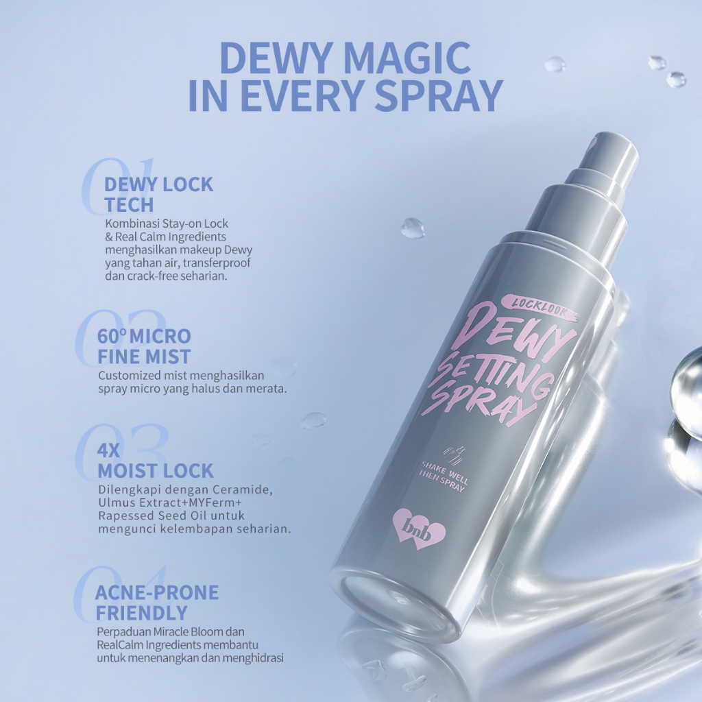 Barenbliss Locklook Dewy Setting Spray 110ml