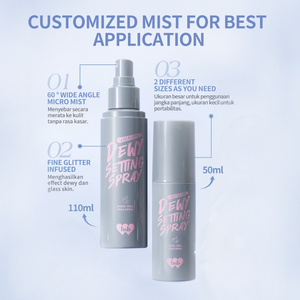 Barenbliss Locklook Dewy Setting Spray 110ml