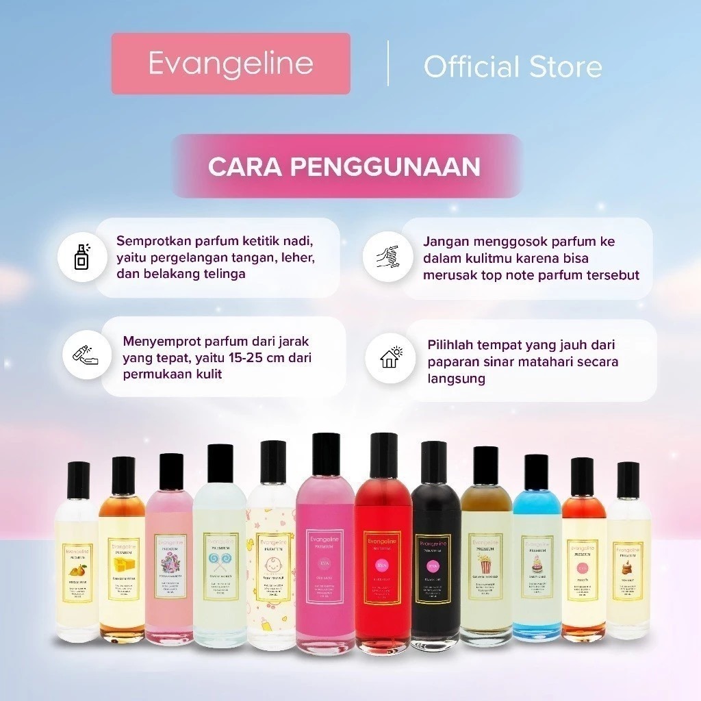 Evangeline Eau De Parfum Premium 100ml - Creamy Butter