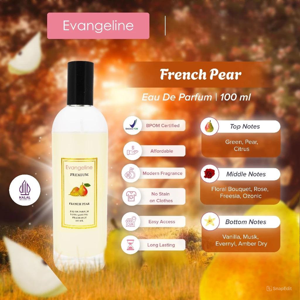 Evangeline Eau De Parfum Premium 100ml - French Pear