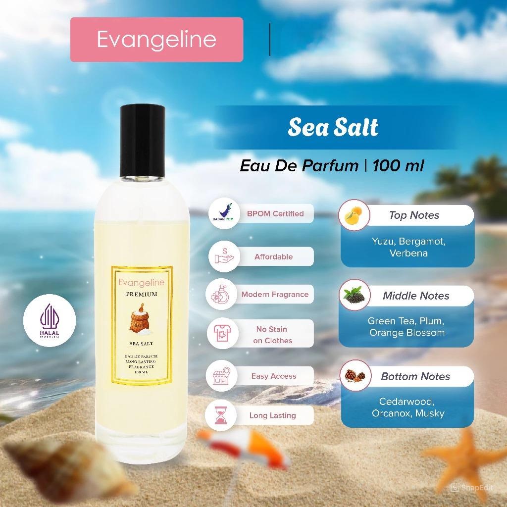 Evangeline Eau De Parfum Premium 100ml - Sea Salt