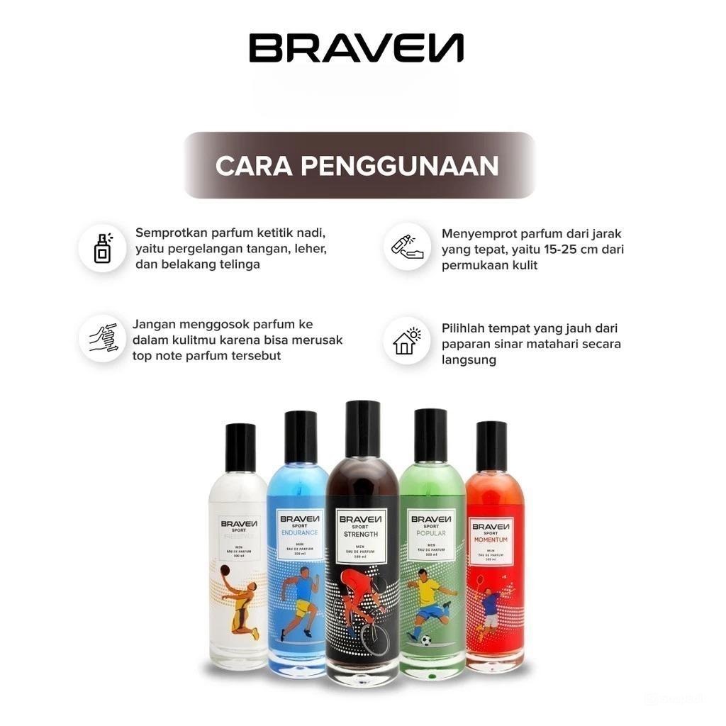 Braven Eau De Parfum Sport 100ml - Popular * Braven Eau De Parfum Sport 100ml - Popular *