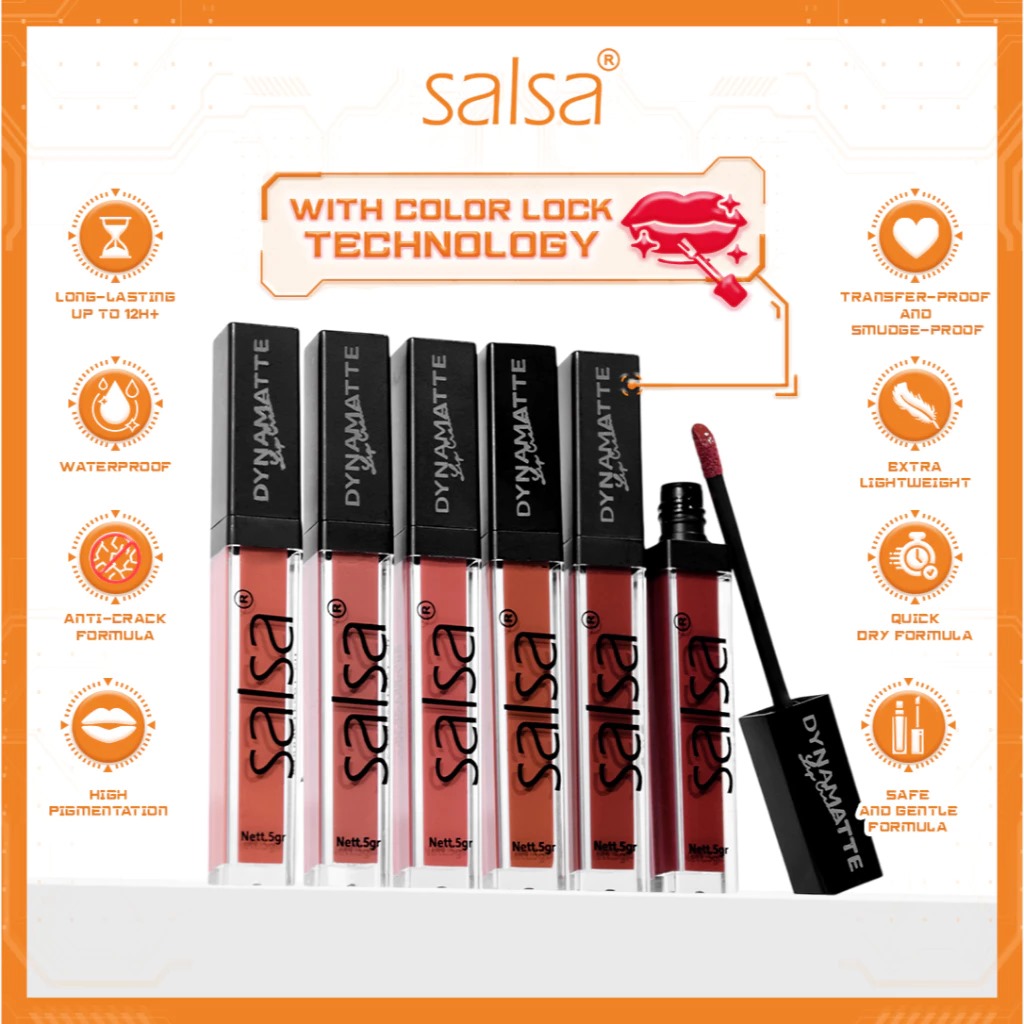 SALSA Dynamatte Lip Cream 5gr - 17 City Chic