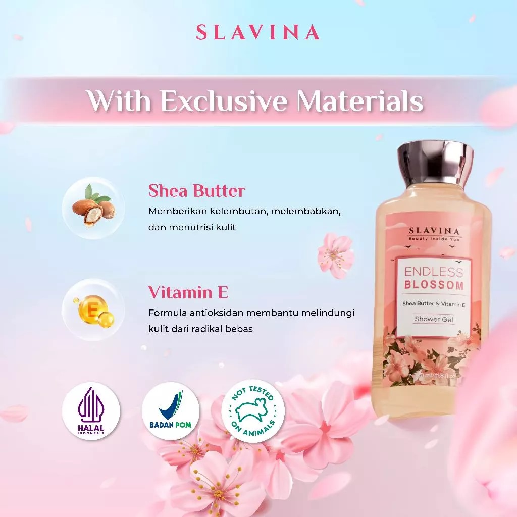 Slavina Shower Gel 350ml - Endless Blossom
