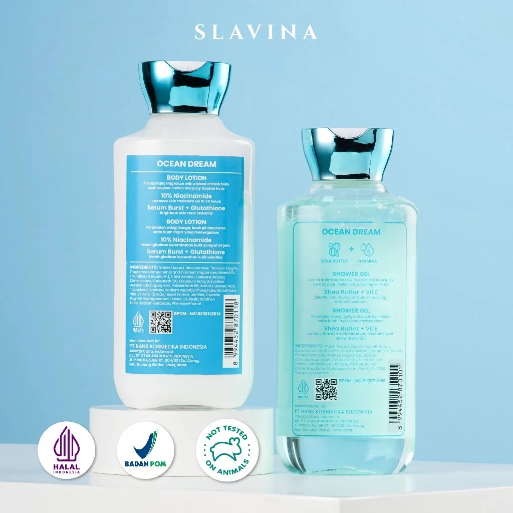 Slavina Shower Gel 350ml - Ocean Dream