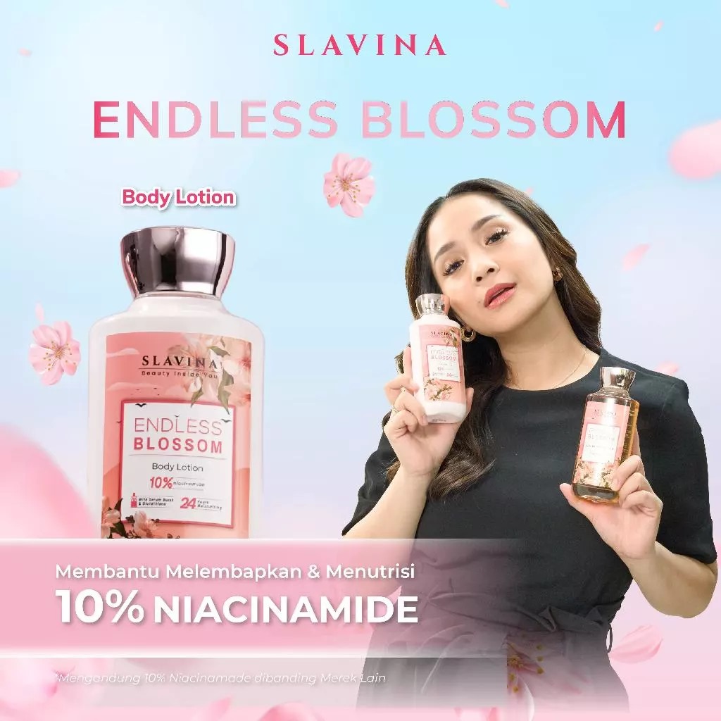 Slavina Body Lotion 350ml - Endless Blossom Slavina Body Lotion 350ml - Endless Blossom