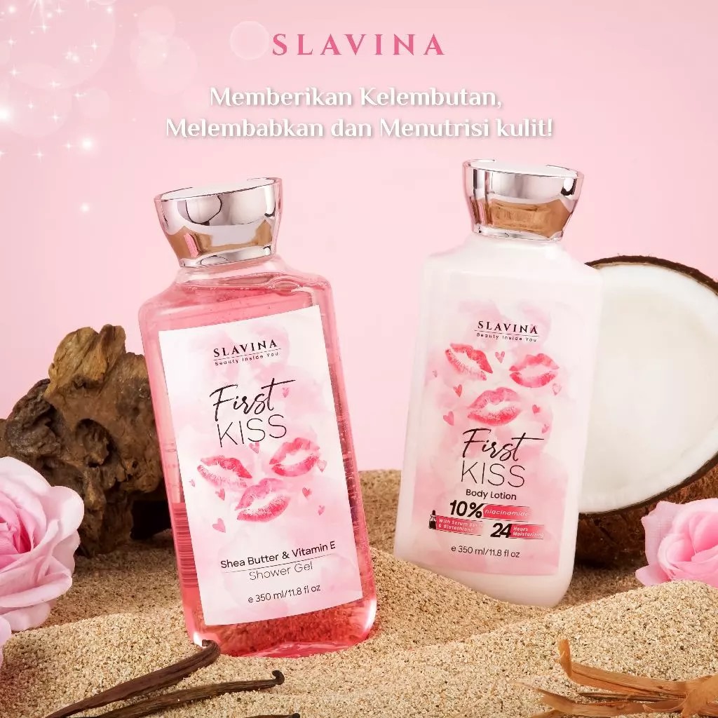 Slavina Body Lotion 350ml - First Kiss