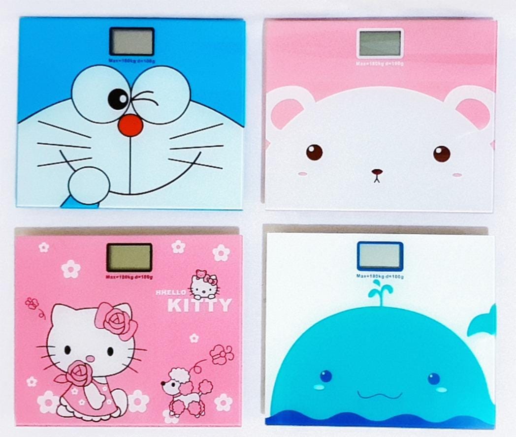 Timbangan Badan Digital Karakter - HELLO KITTY (26x26cm)