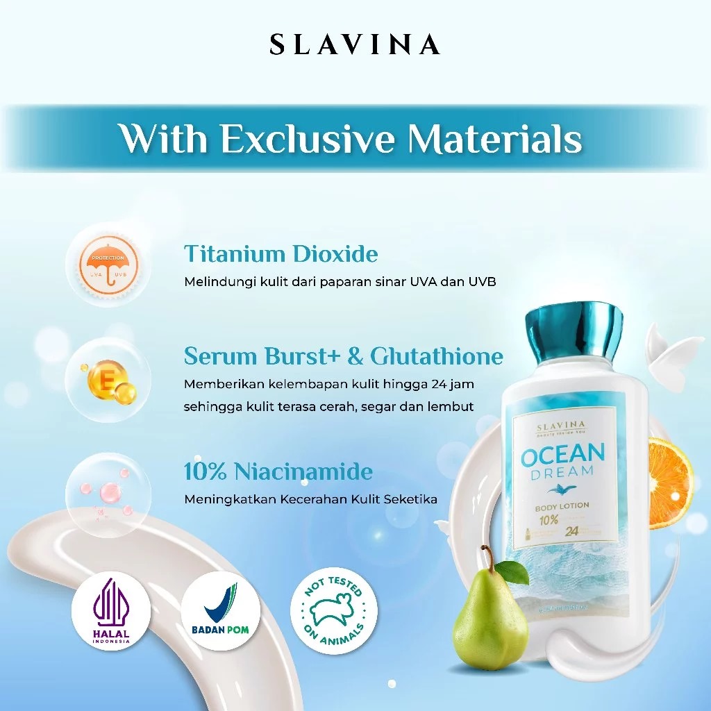Slavina Body Lotion 350ml - Ocean Dream