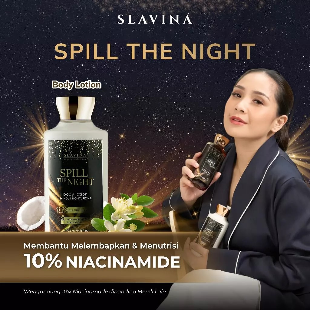 Slavina Body Lotion 350ml - Spill The Night Slavina Body Lotion 350ml - Spill The Night