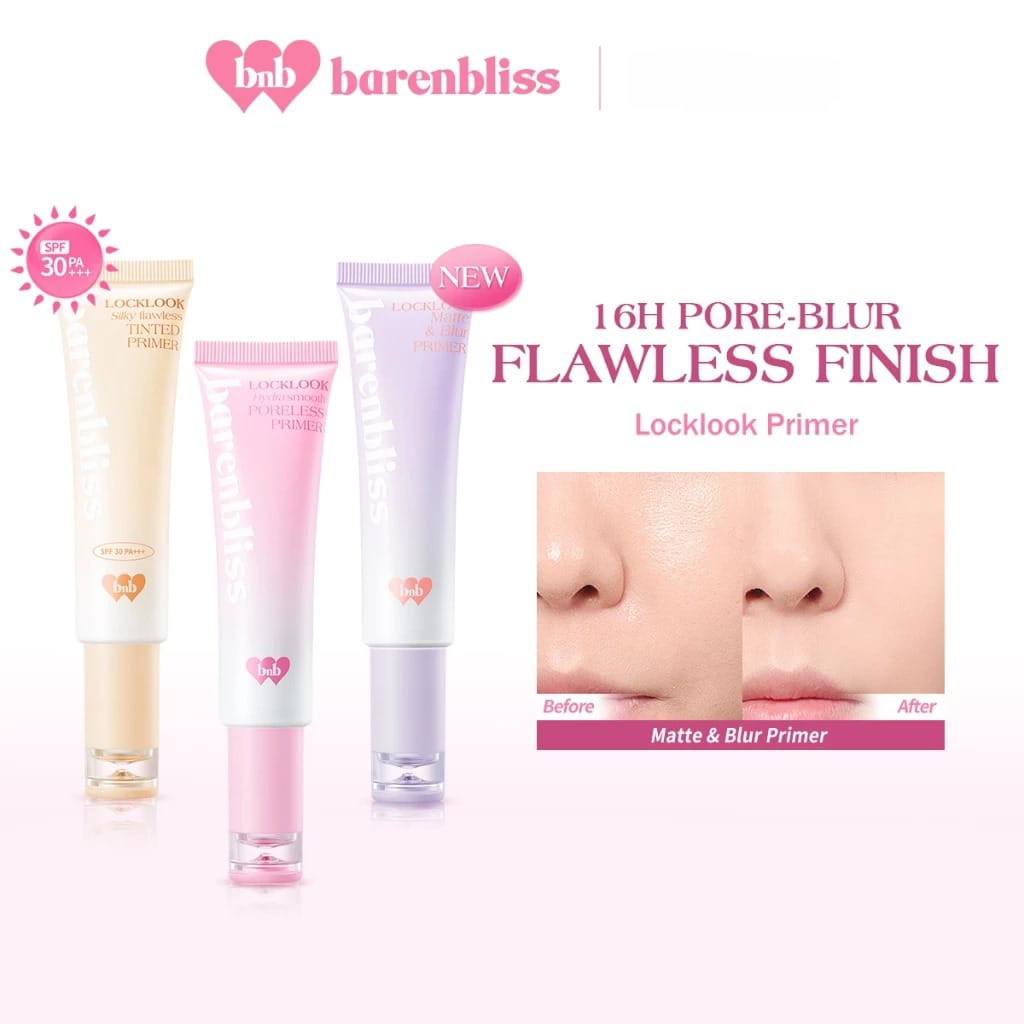 BNB Barenbliss Locklook Silky Flawless Tinted Primer SPF30 PA+++ 20gr