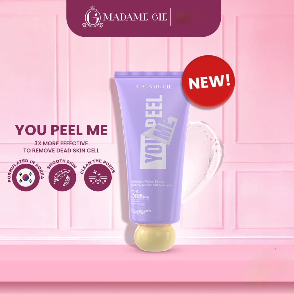 Madame Gie You Peel Me Cleanser 100gr - 03 Peony Flower (Ungu)
