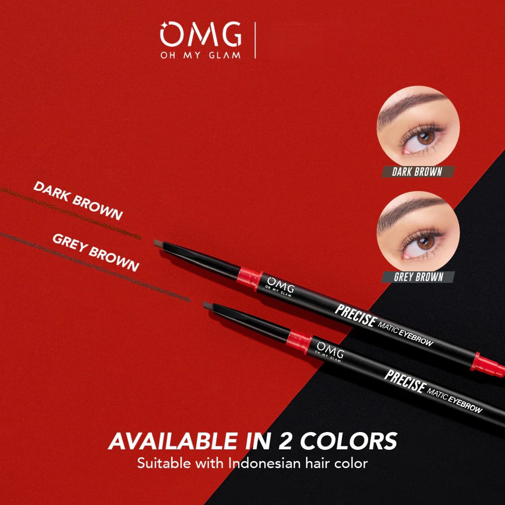 Oh My Glam Precise Matic Eyebrow (OMG) 0.07gr - 01 Dark Brown