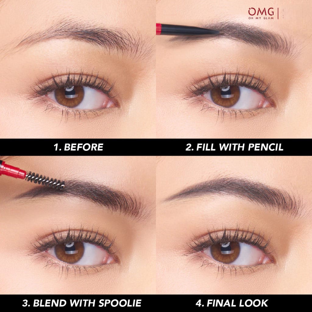 Oh My Glam Precise Matic Eyebrow (OMG) 0.07gr - 01 Dark Brown