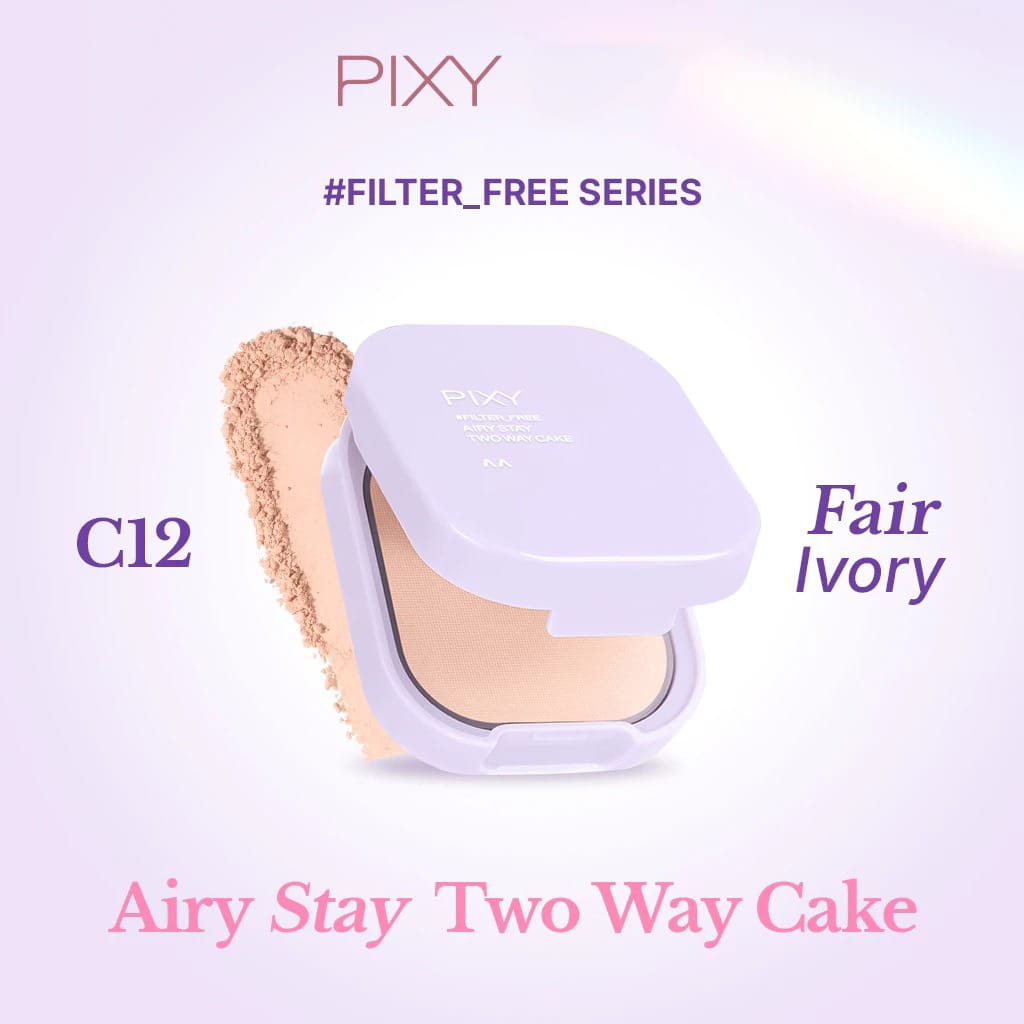 Pixy Airy Stay Two Way Cake 4gr - C12 Fair Ivory