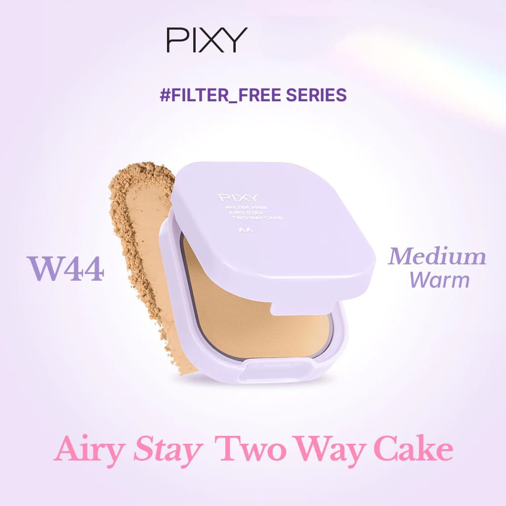 Pixy Airy Stay Two Way Cake 4gr - W44 Medium Warm Pixy Airy Stay Two Way Cake 4gr - W44 Medium Warm