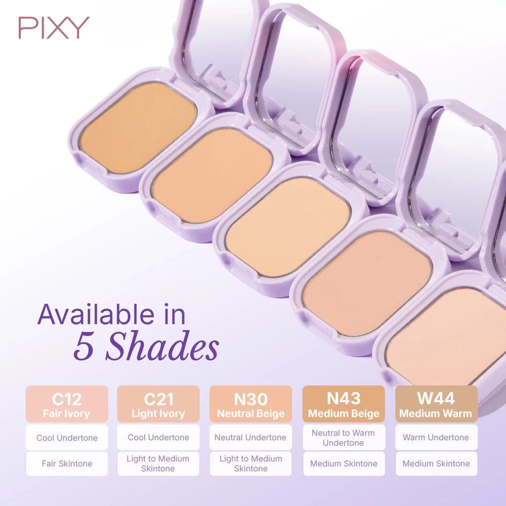 Pixy Airy Stay Two Way Cake 4gr - W44 Medium Warm Pixy Airy Stay Two Way Cake 4gr - W44 Medium Warm