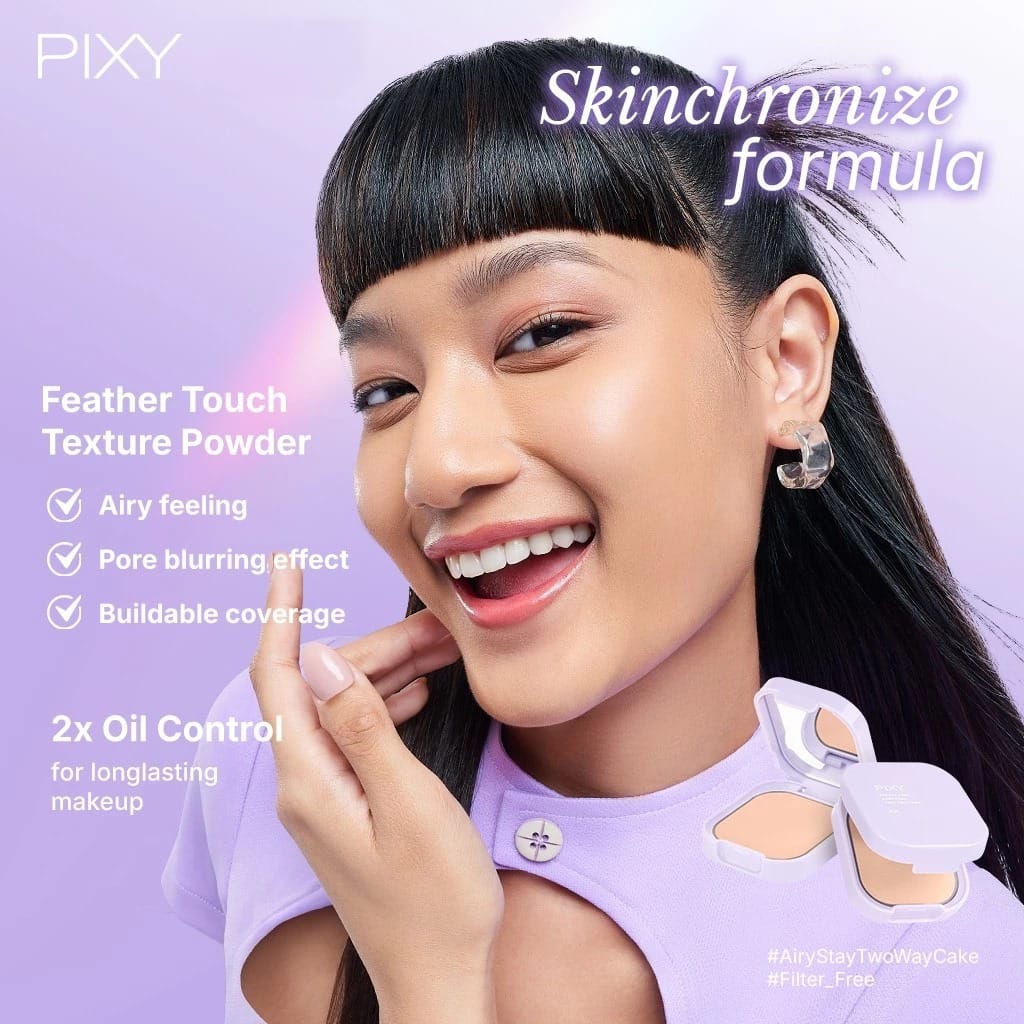 Pixy Airy Stay Two Way Cake 4gr - W44 Medium Warm Pixy Airy Stay Two Way Cake 4gr - W44 Medium Warm