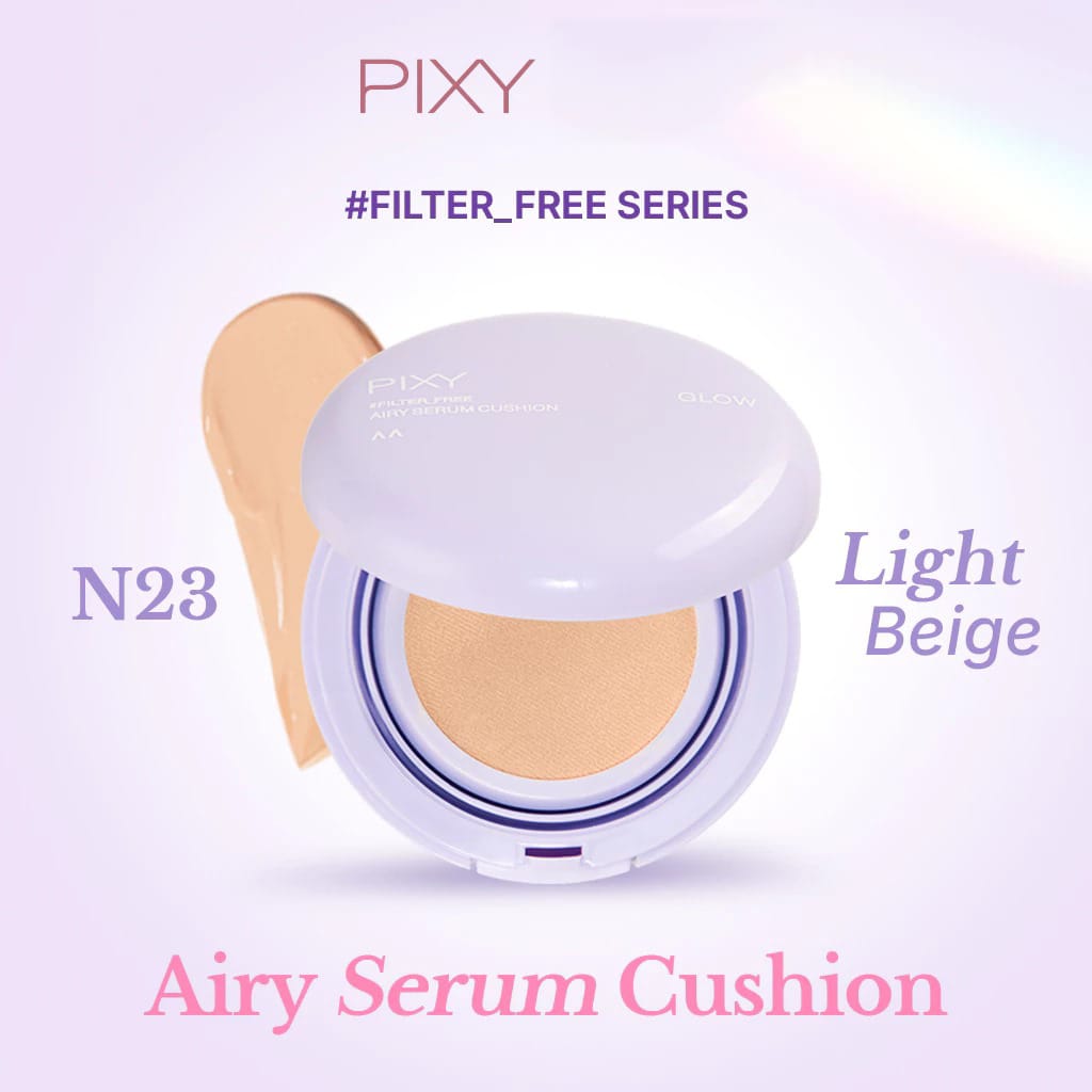Pixy Airy Serum Cushion Glow 15gr - N23 Light Beige