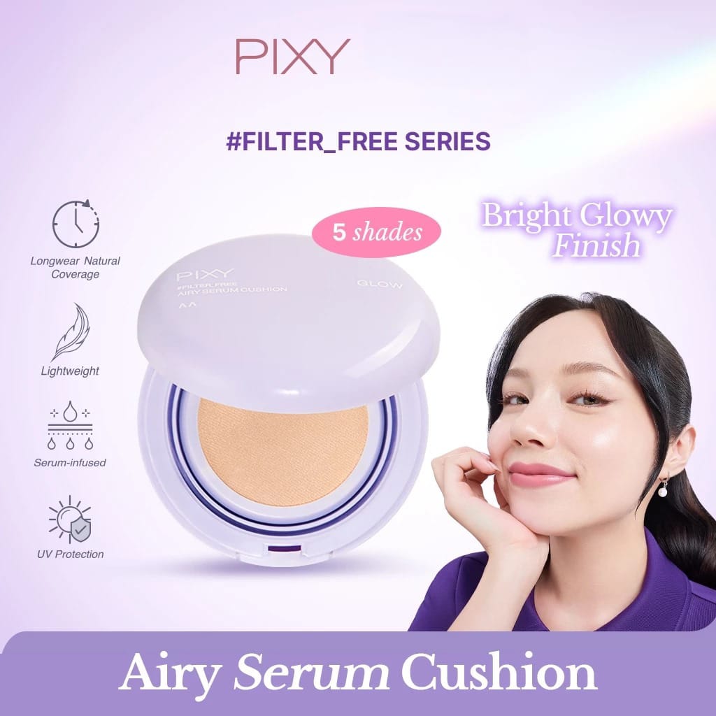Pixy Airy Serum Cushion Glow 15gr - N30 Neutral Beige