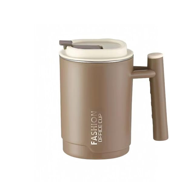 Office Cup Fashion 500ml - COKLAT (Mug Tahan Panas Dingin Free Sedotan) (055)
