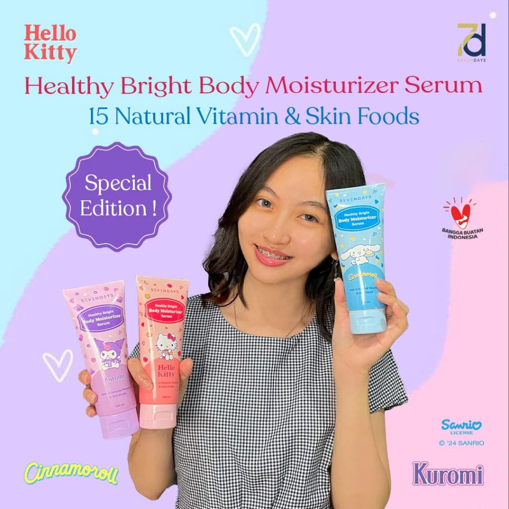Sevendays Healthy Bright Body Moisturizer Serum 180ml - Kuromi