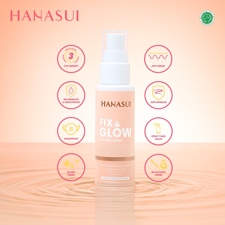 Hanasui Fix & Glow Setting Spray 60ml