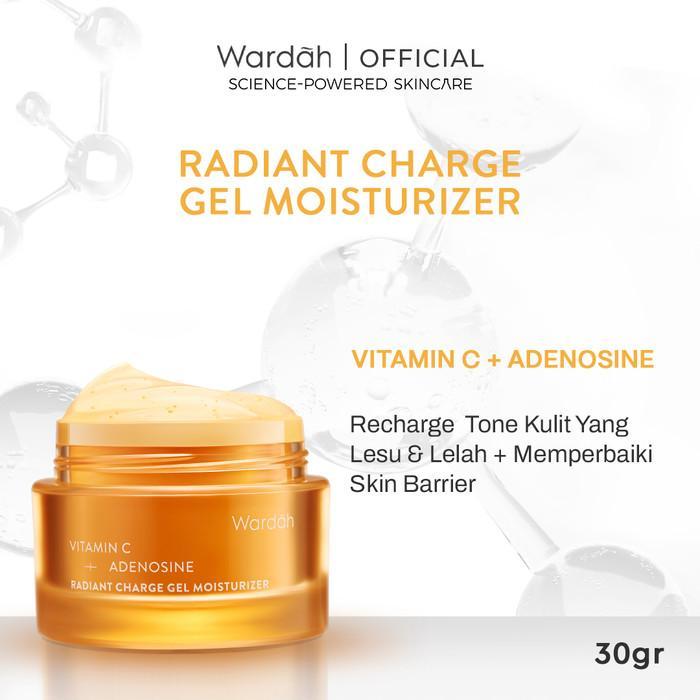 Wardah Gel Moisturizer 30gr - Vitamin C + Adenosine (Orange) Wardah Gel Moisturizer 30gr - Vitamin C + Adenosine (Orange)