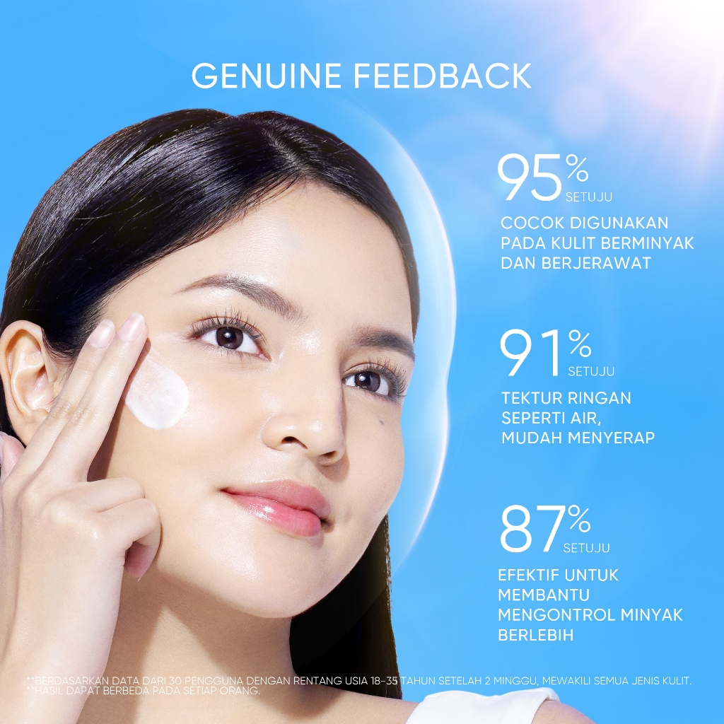 Skintific Aqua Light Daily Sunscreen SPF 35 PA+++ 50gr Skintific Aqua Light Daily Sunscreen SPF 35 PA+++ 50gr