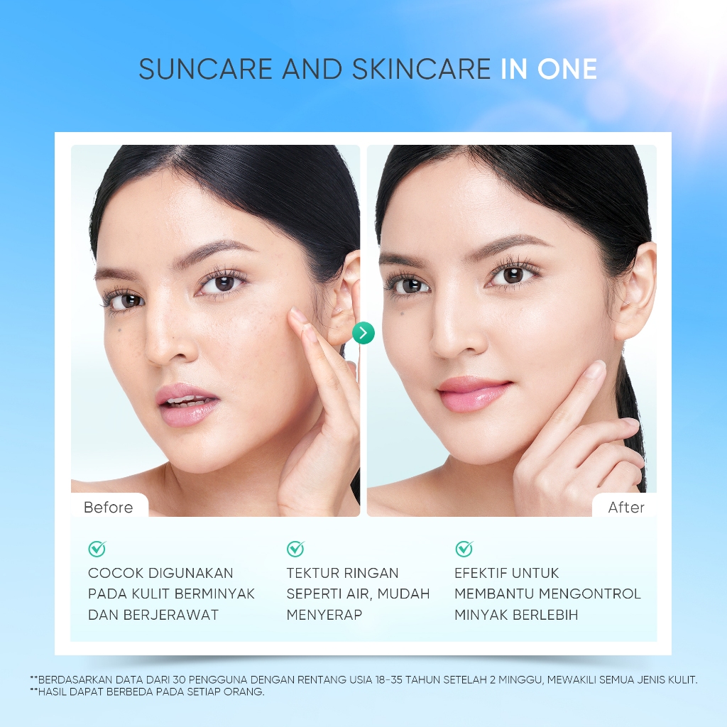 Skintific Aqua Light Daily Sunscreen SPF 35 PA+++ 50gr Skintific Aqua Light Daily Sunscreen SPF 35 PA+++ 50gr