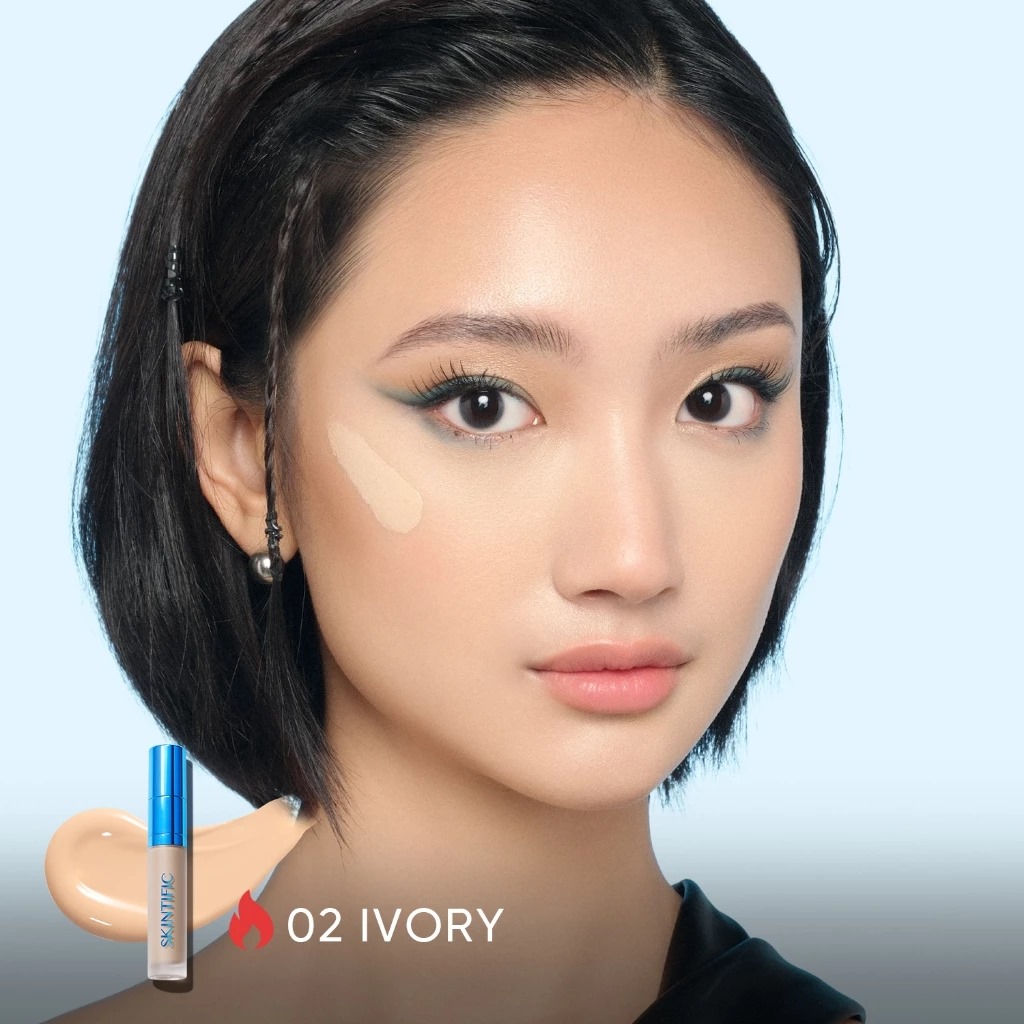 Skintific Cover Perfect Serum Concealer 5ml - 02 Ivory