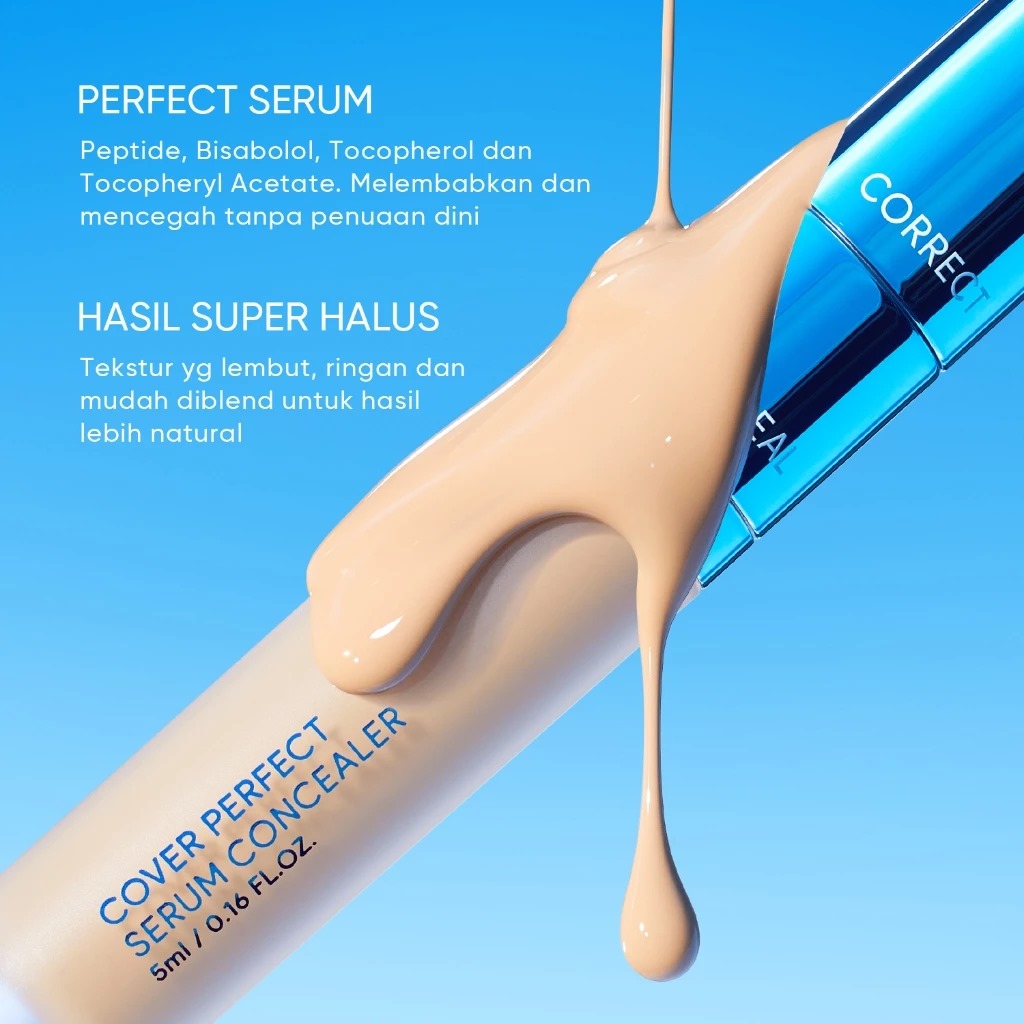 Skintific Cover Perfect Serum Concealer 5ml - 04 Beige