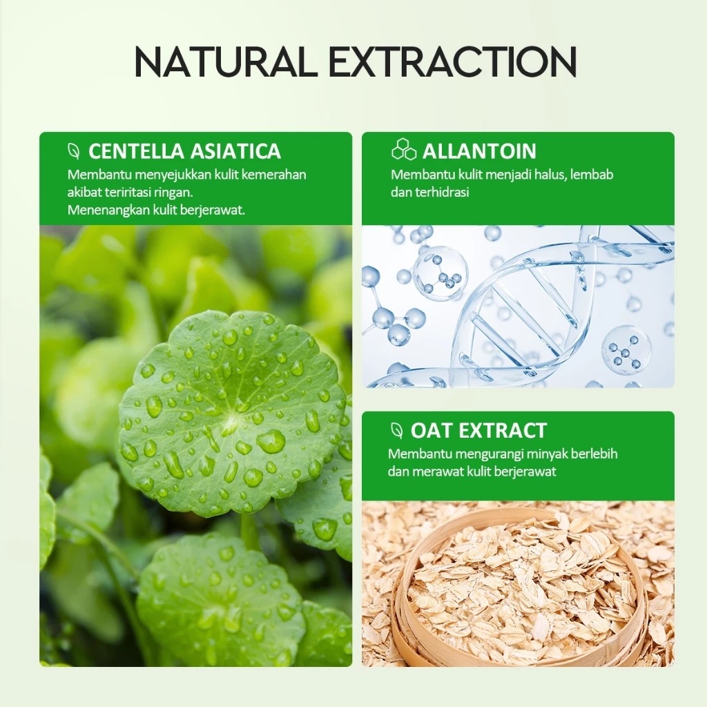 Glad 2 Glow Moisturizer - Centella Allantoin Soothing Gel 100gr