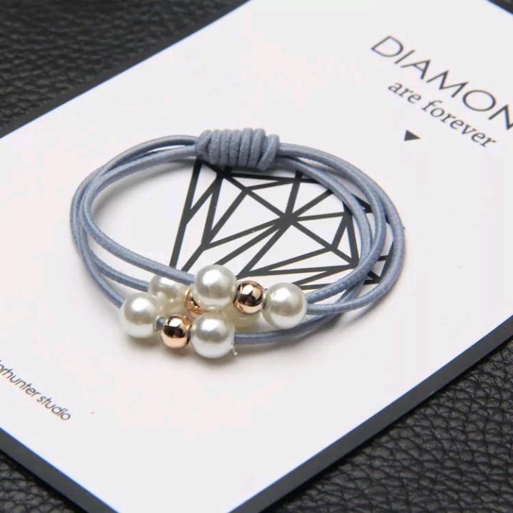 Ikat Rambut Korea Mutiara / Pearl (Kuncir/Karet Rambut)